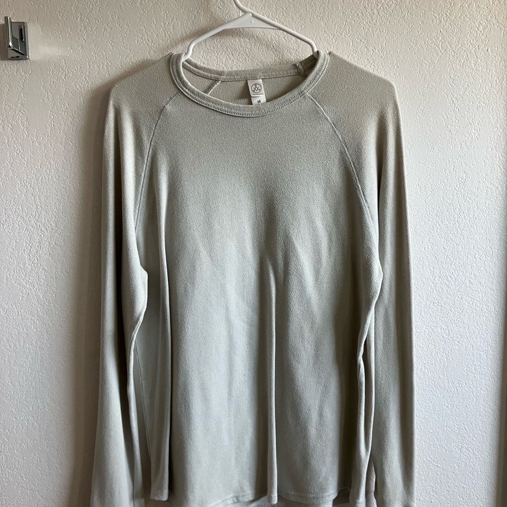 Alternative Heather Gray Long Sleeve Top